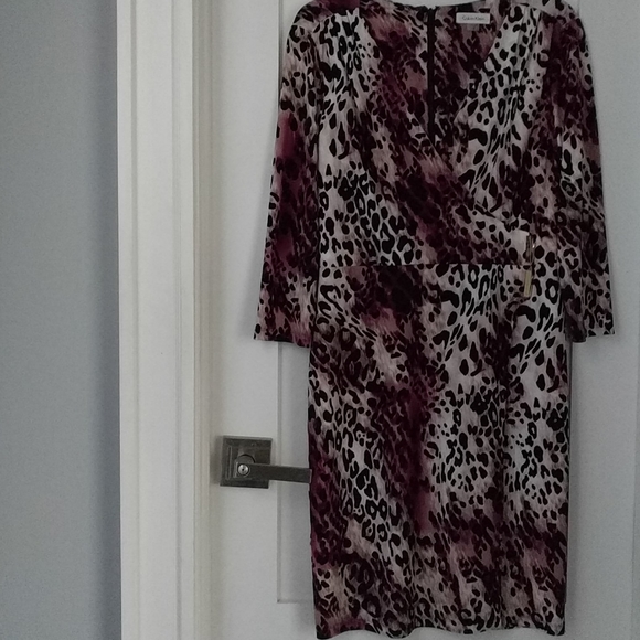 👠👠 Animal patternl dress by Calvin Klein - Picture 1 of 8